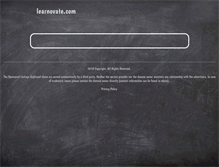 Tablet Screenshot of learnovate.com